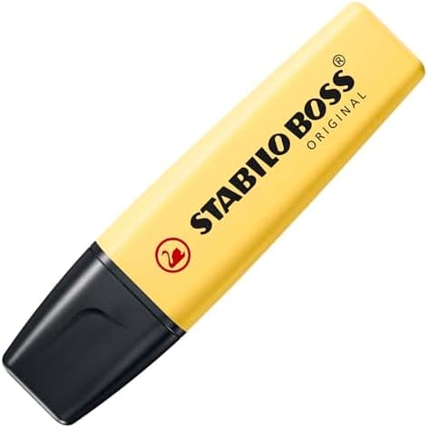 Stabilo Textmarker BOSS ORIGINAL Pastel Farben - Ideal für Kreatives Schreiben und Illustration
| Stabilo Textmarker BO