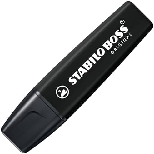 STABILO Textmarker BOSS ORIGINAL NatureCOLORS - 6er Pack - Farbige Markierer für Künstler und Designern - Dickes Marker