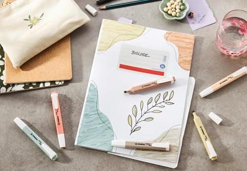 STABILO Textmarker swing cool NatureCOLORS - Farben für Kids - Schulzeit -reative Malerei - 6 Stifte - Naturfarben
