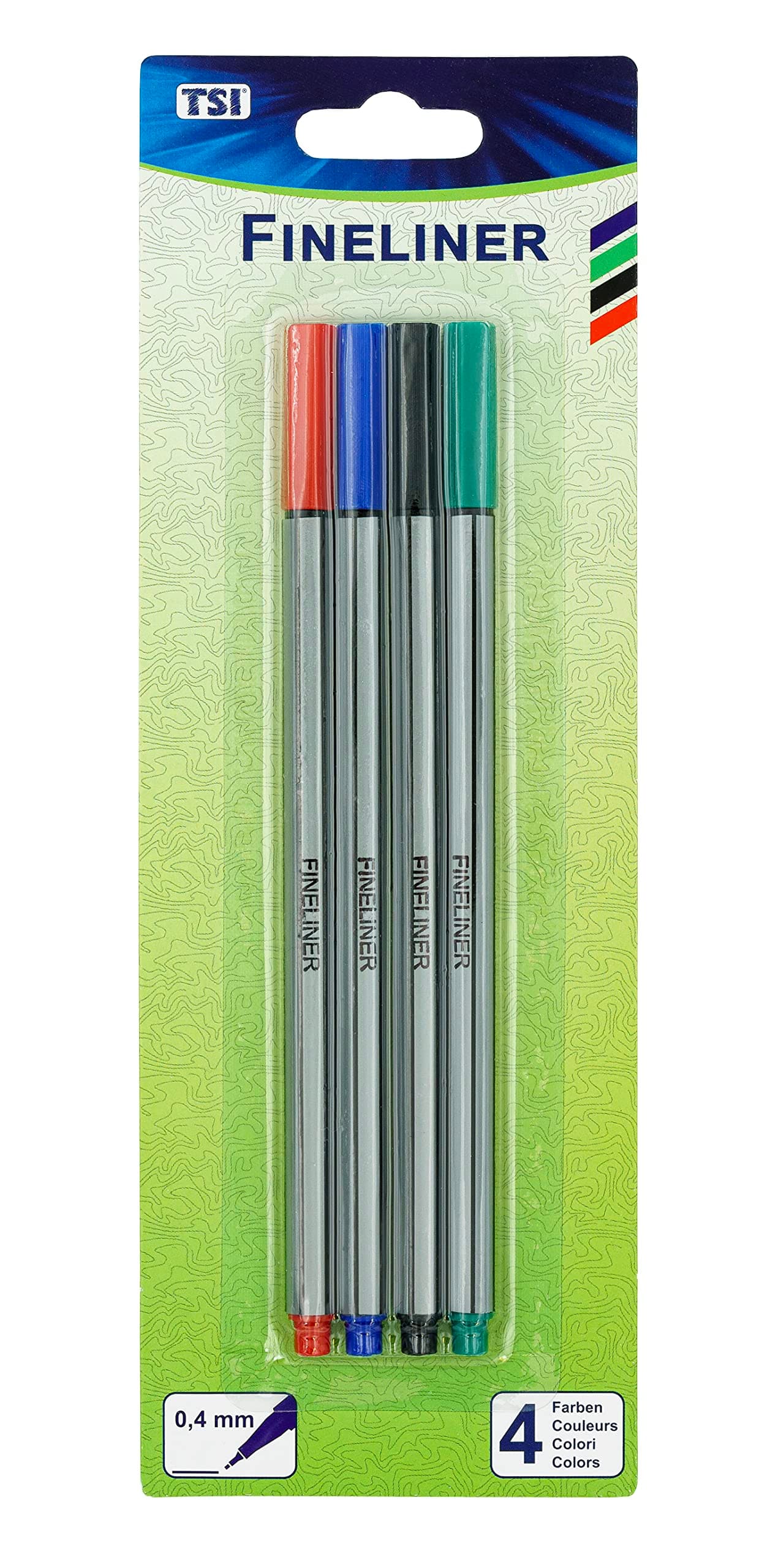 TSI Fineliner 4 Farben -ignet, Sortimentsnummer 38713