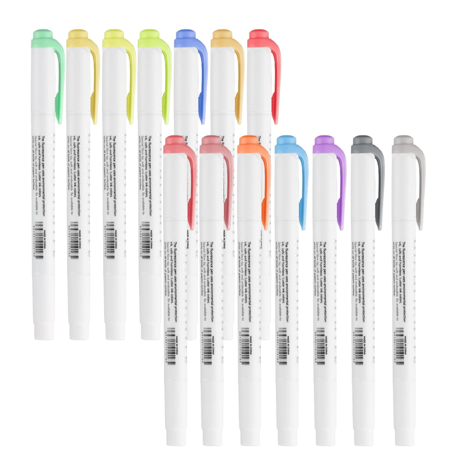 15 Stück Highlighter Pen Marker, Dual Tip Textmarker für Aesthetiker und Designfans
| 15 Stück Pastell Assorted Farben